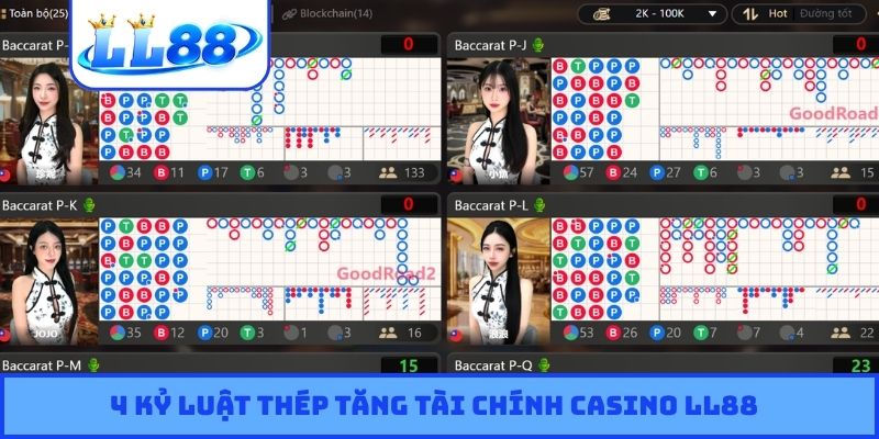 4 kỷ luật thép tăng tài chính casino LL88