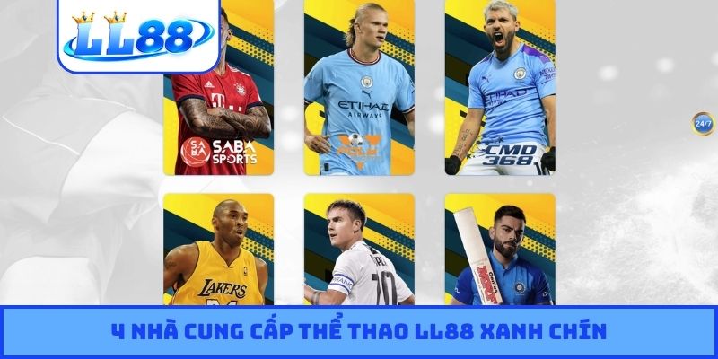 4 nhà cung cấp thể thao LL88 xanh chín