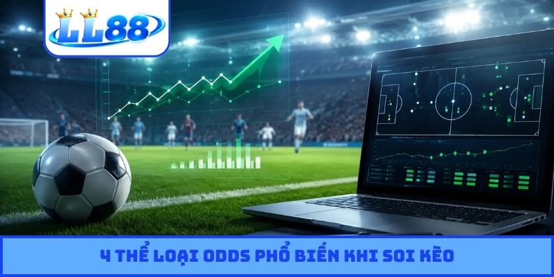4 thể loại odds phổ biến khi soi kèo